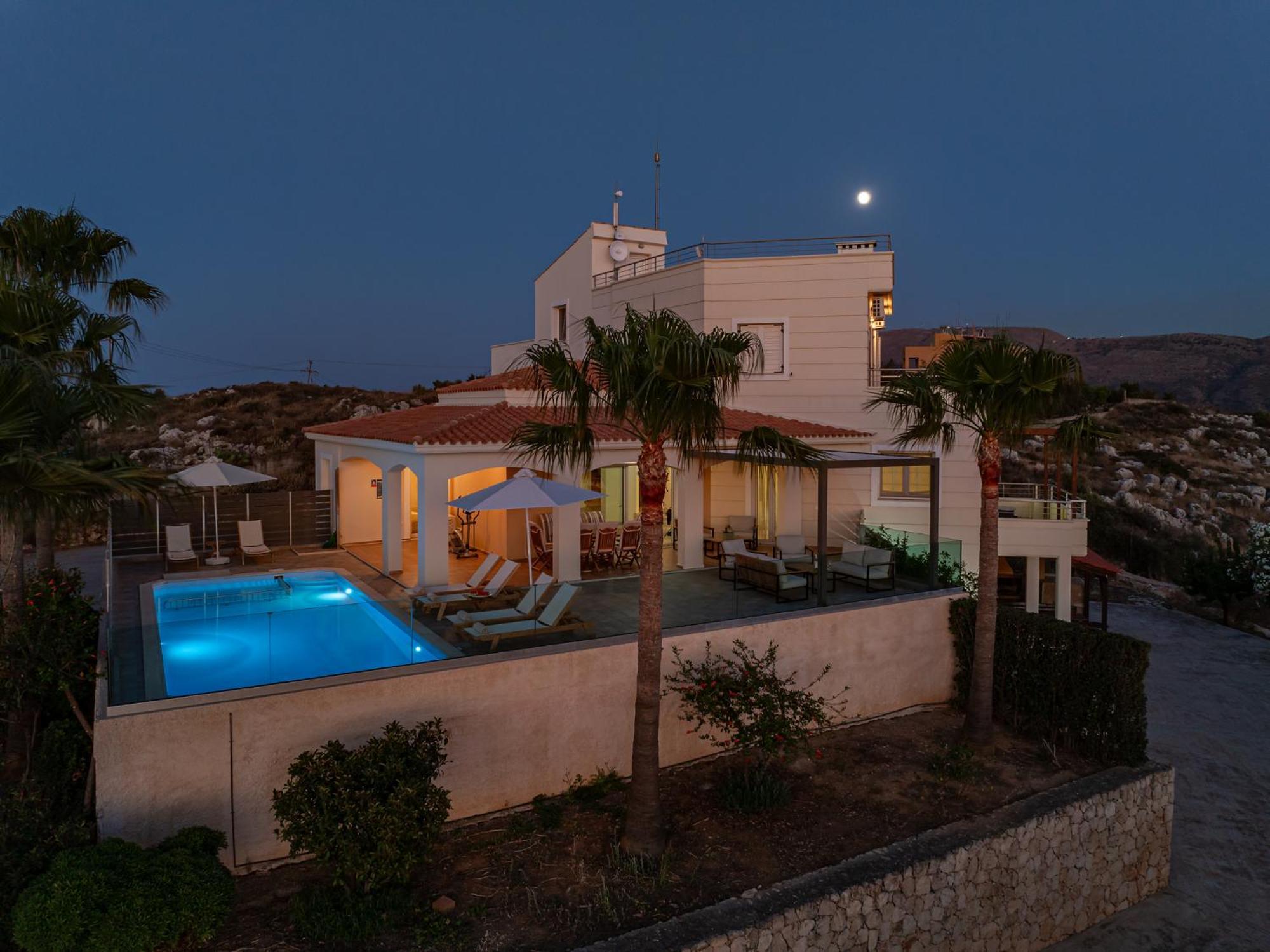 Karmilos Hill Villa Chania  Luaran gambar